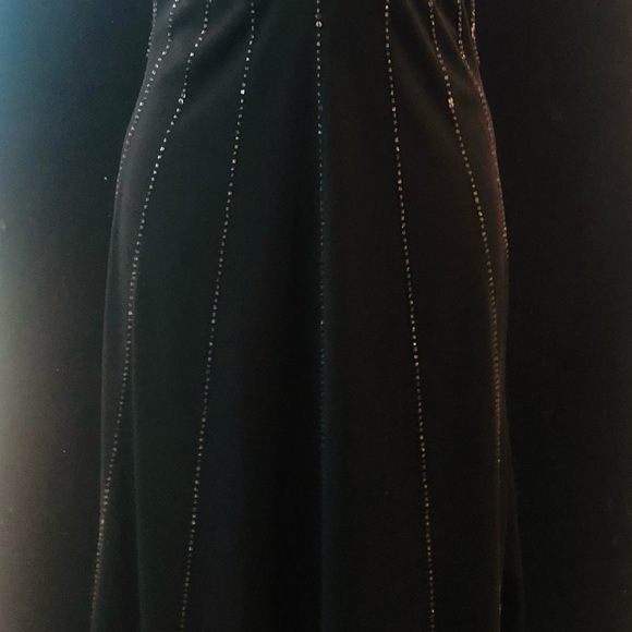 NWT BLACK BLING PARTY DRESS CRYSTALS BEDAZZLED - Picture 11 of 13